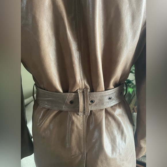 Burberry Leather Trench Coat - Picture 5 of 16